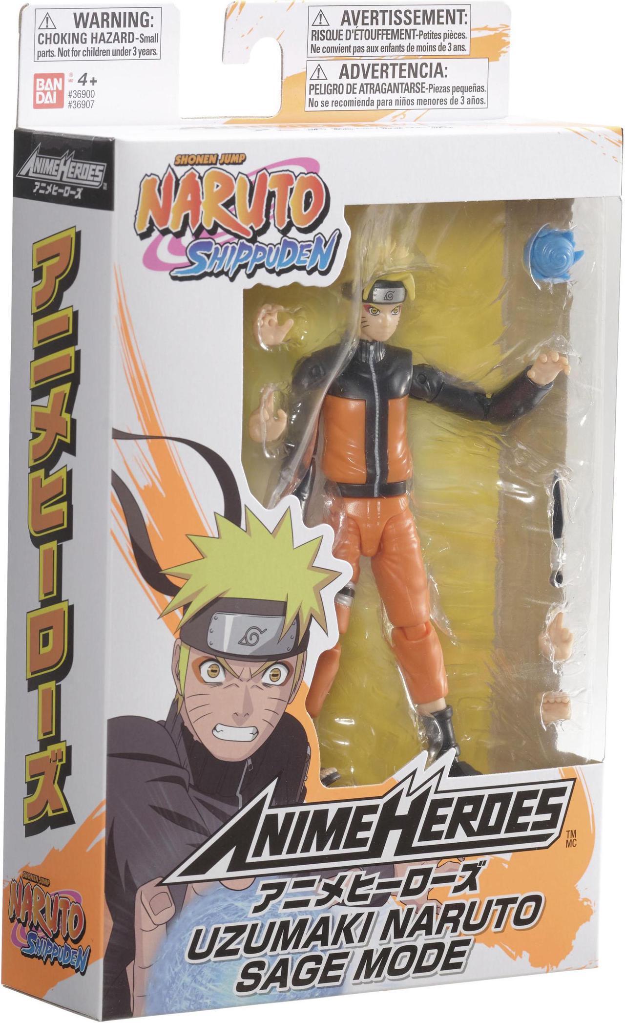 Alt view image 5 of 8 - Bandai America - Anime Heroes Naruto Sage Mode Naruto 6.5 Action Figure