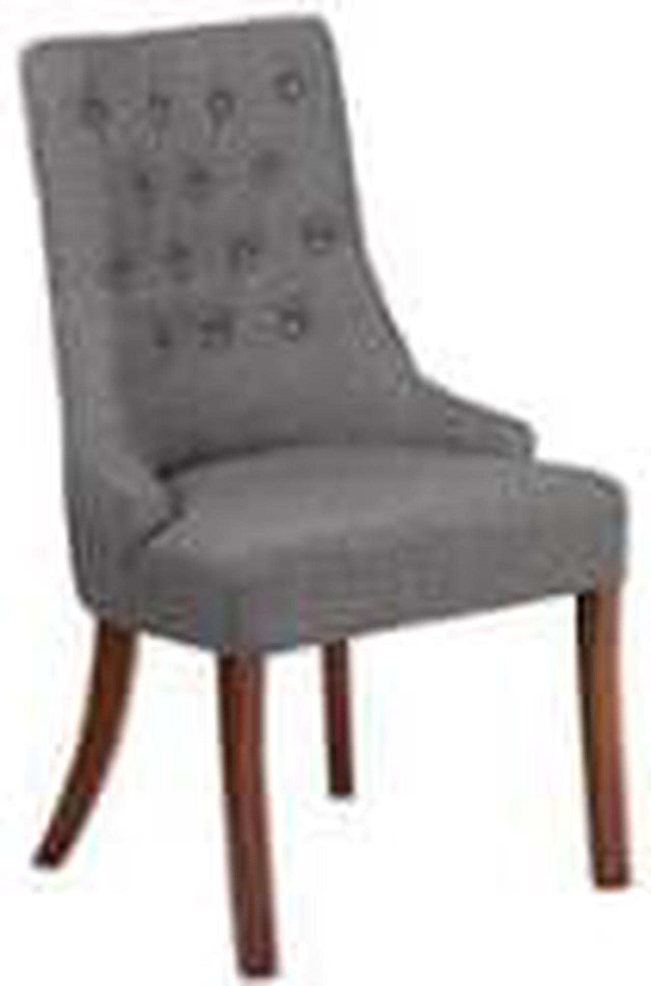 Alt view image 14 of 20 - HERCULES Paddington Series Gray Fabric Tufted Chair