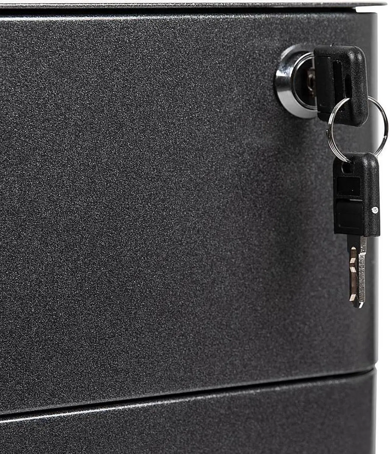 Alt view image 16 of 20 - Flash Furniture 3-Drawer Cabinet Legal & Letter Files Black 21" (HZCHPL01BK)