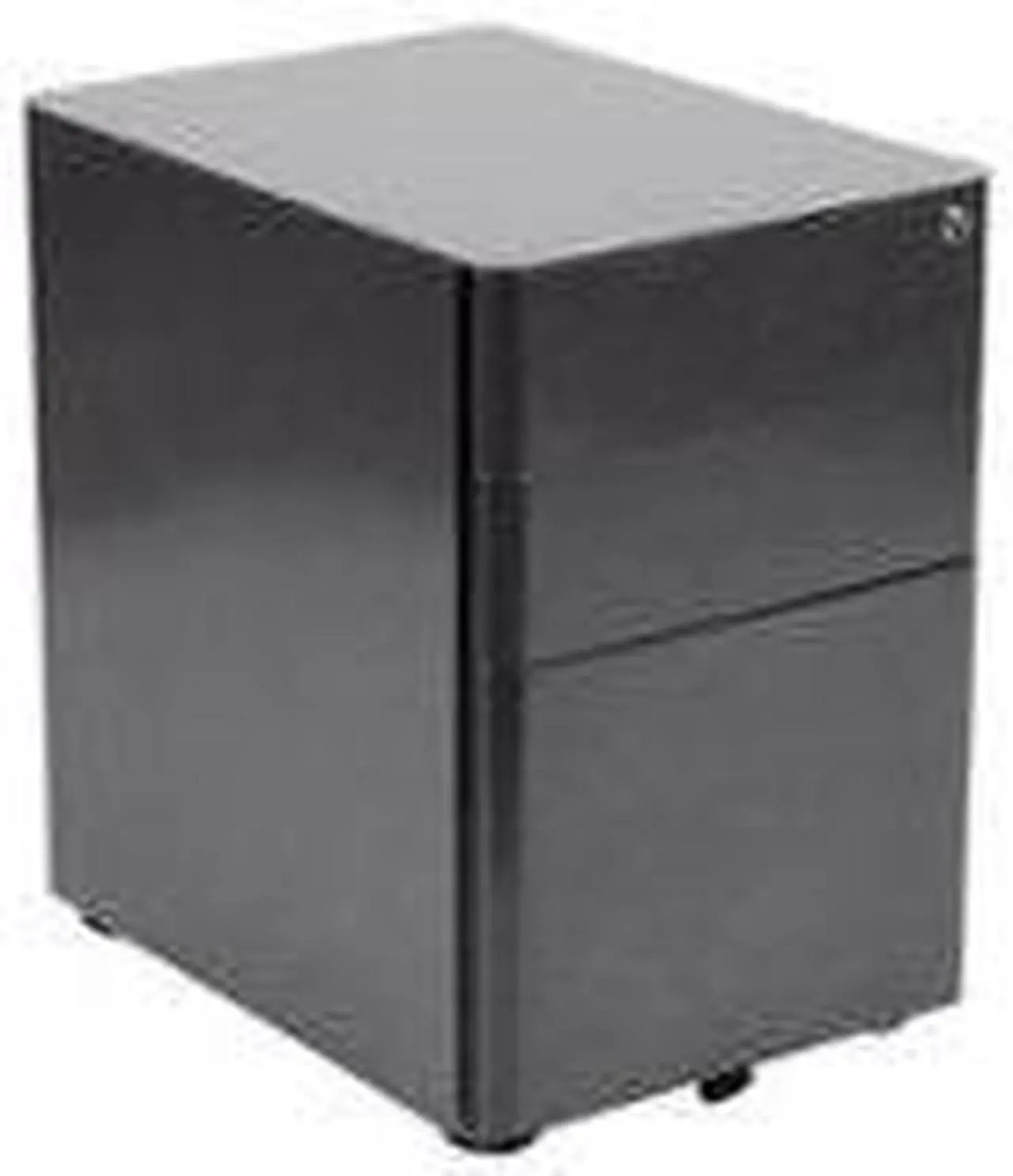 Alt view image 15 of 20 - Flash Furniture 3-Drawer Cabinet Legal & Letter Files Black 21" (HZCHPL01BK)