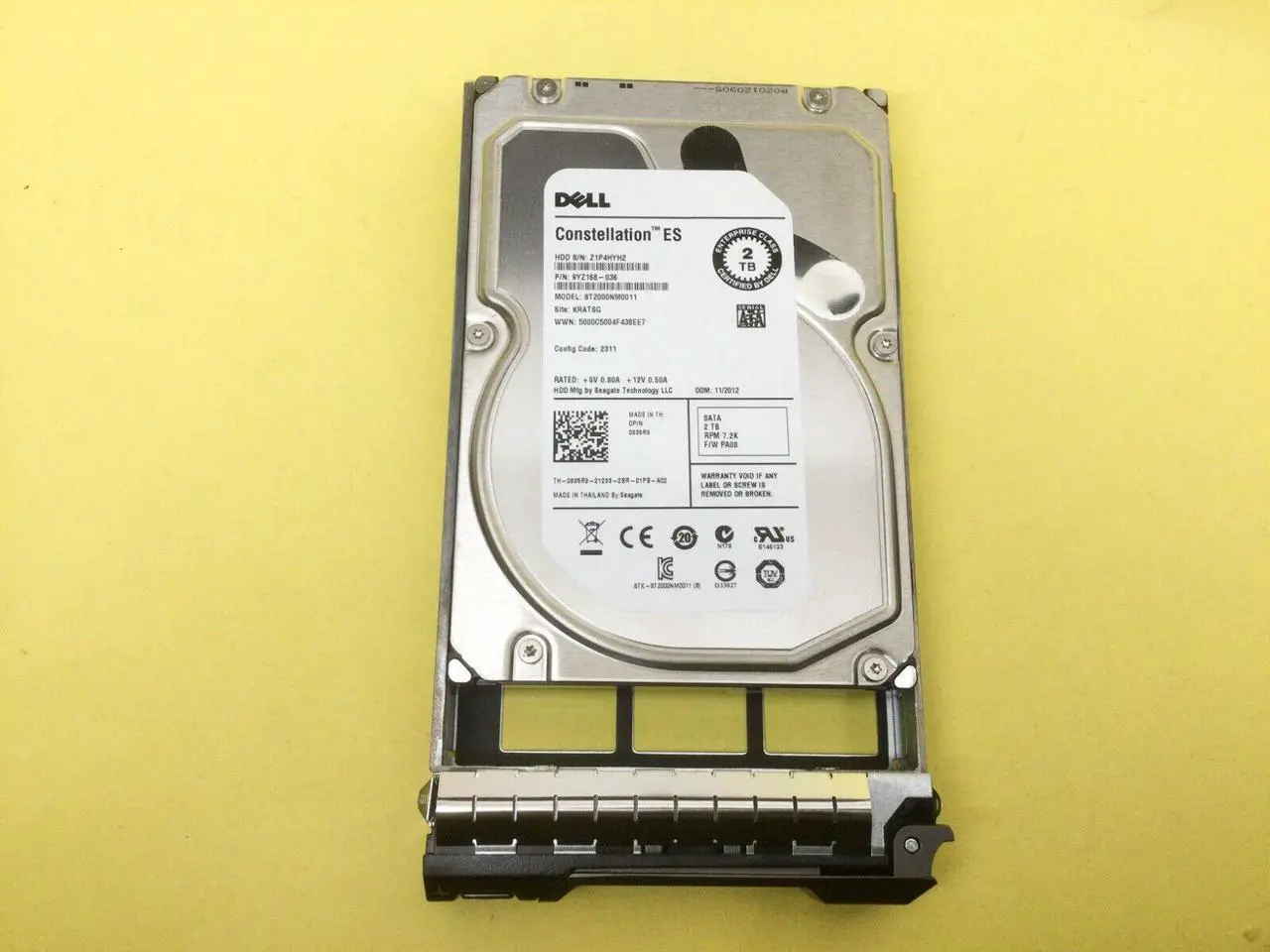 Alt view image 11 of 17 - DELL 835R9 2Tb 7200Rpm Sata6Gbps 64Mb Buffer 3.5Inch Hard Disk Drive With Tray
