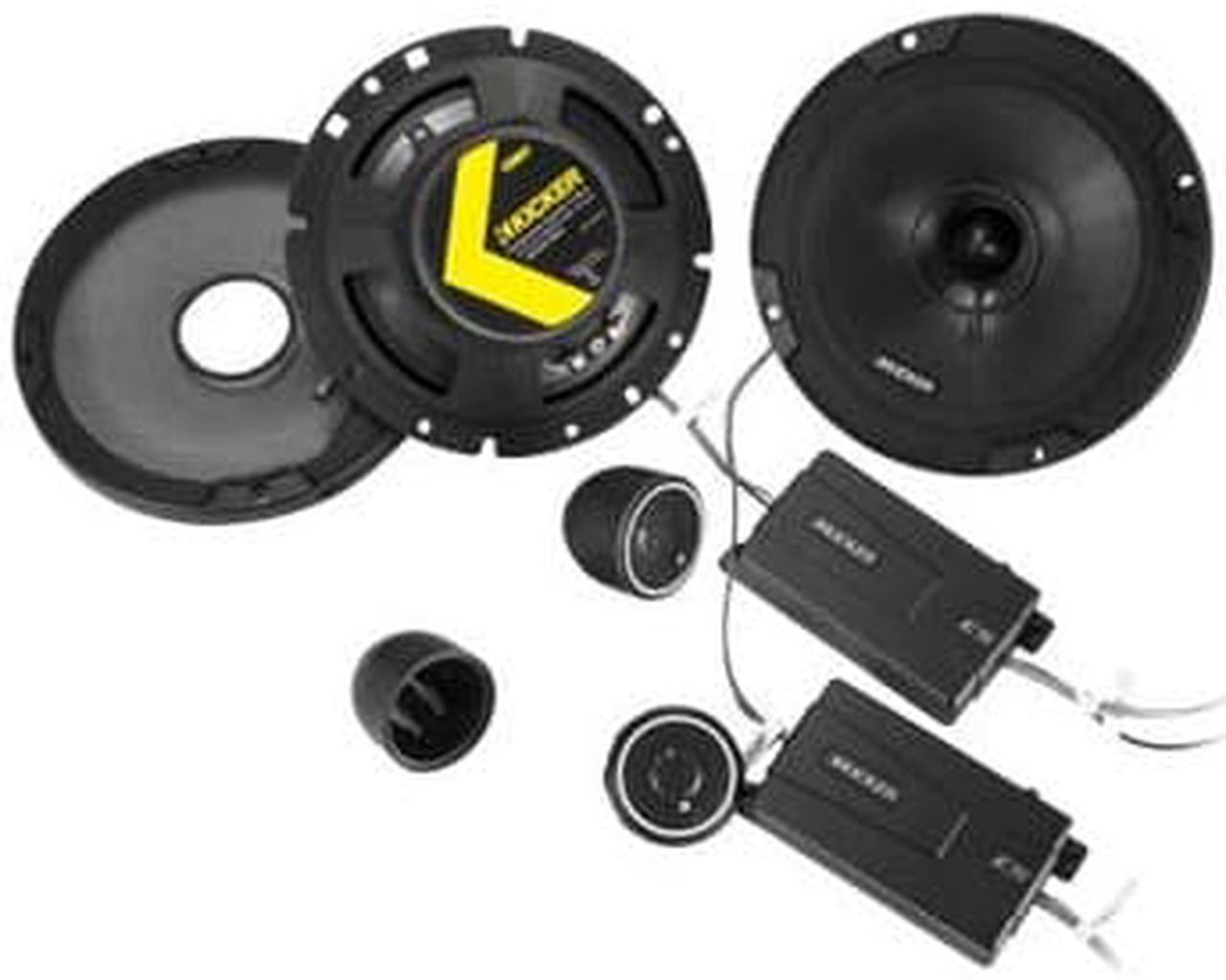 Alt view image 2 of 6 - kicker 46css674 car audio 6 3/4" component full range stereo speakers set css67