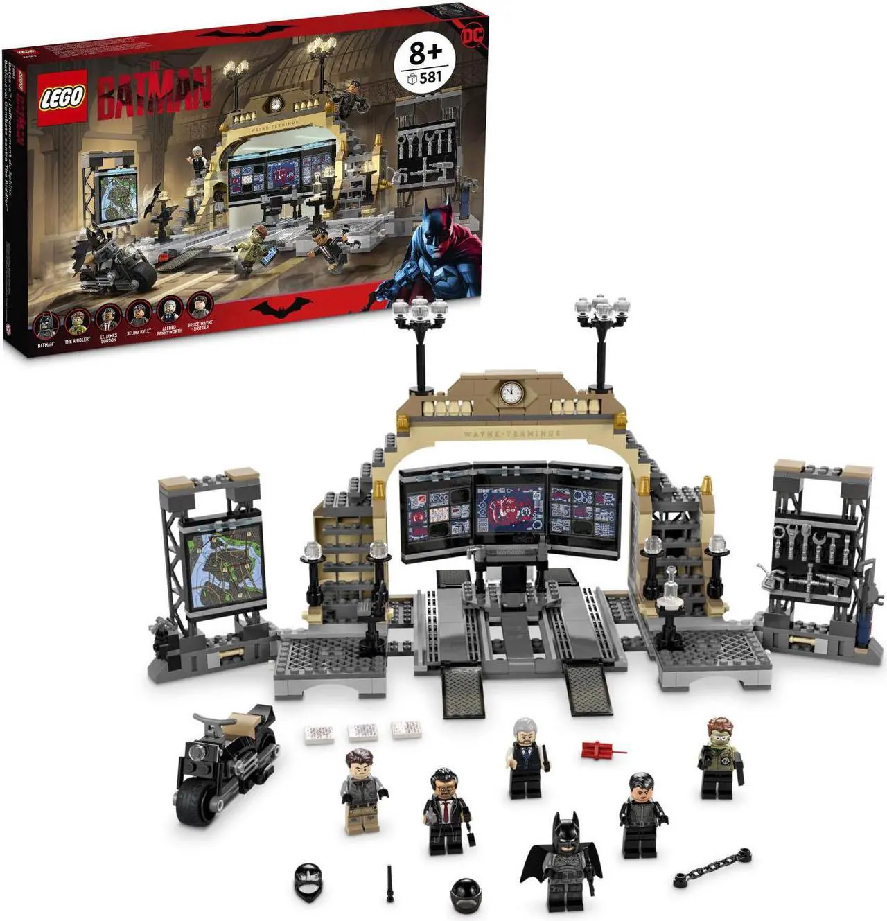 Alt view image 5 of 12 - LEGO 76183 DC Batcave - The Riddler Face-Off