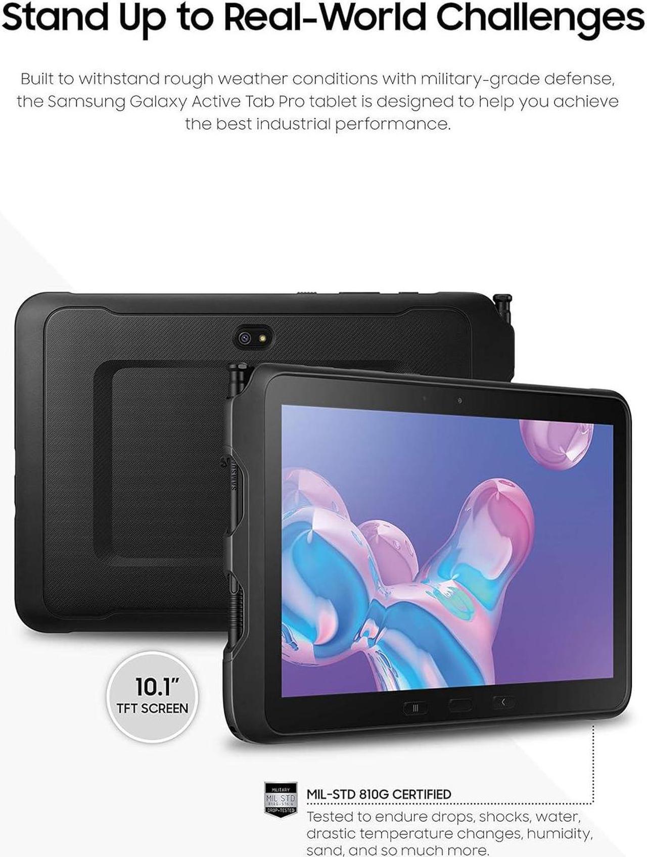 Alt view image 13 of 15 - SAMSUNG Galaxy Tab Active Pro SM-T540NZKAXAR 4GB Memory 64GB Flash Storage 10.1" 1920 x 1200 Tablet PC (Wi-Fi) Android Black