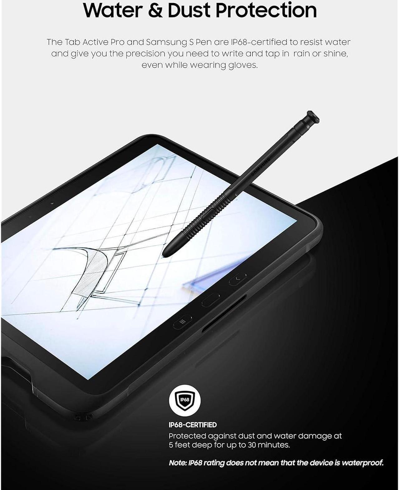 Alt view image 14 of 15 - SAMSUNG Galaxy Tab Active Pro SM-T540NZKAXAR 4GB Memory 64GB Flash Storage 10.1" 1920 x 1200 Tablet PC (Wi-Fi) Android Black