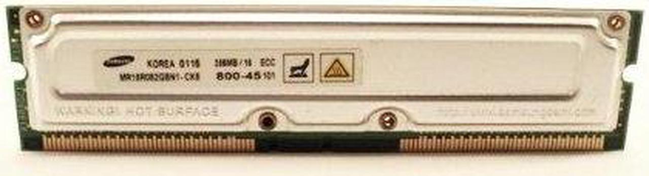 Alt view image 2 of 2 - Samsung RAM Memory Module 256MB PC800 800MHz RDRAM RIMM MR18R082GBN1-CK8