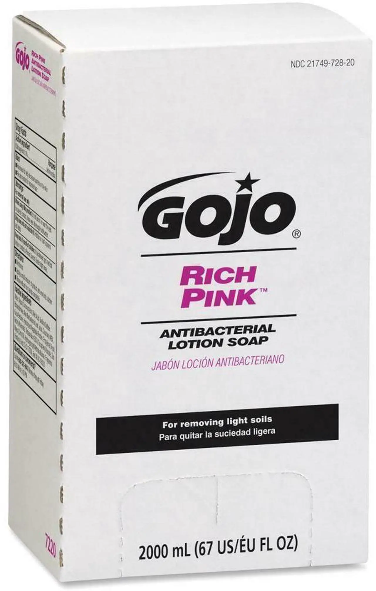 Alt view image 11 of 17 - Gojo Industries, Inc Lotion Soap Antibacterial 2000mL Citrus Scent Pink 722004