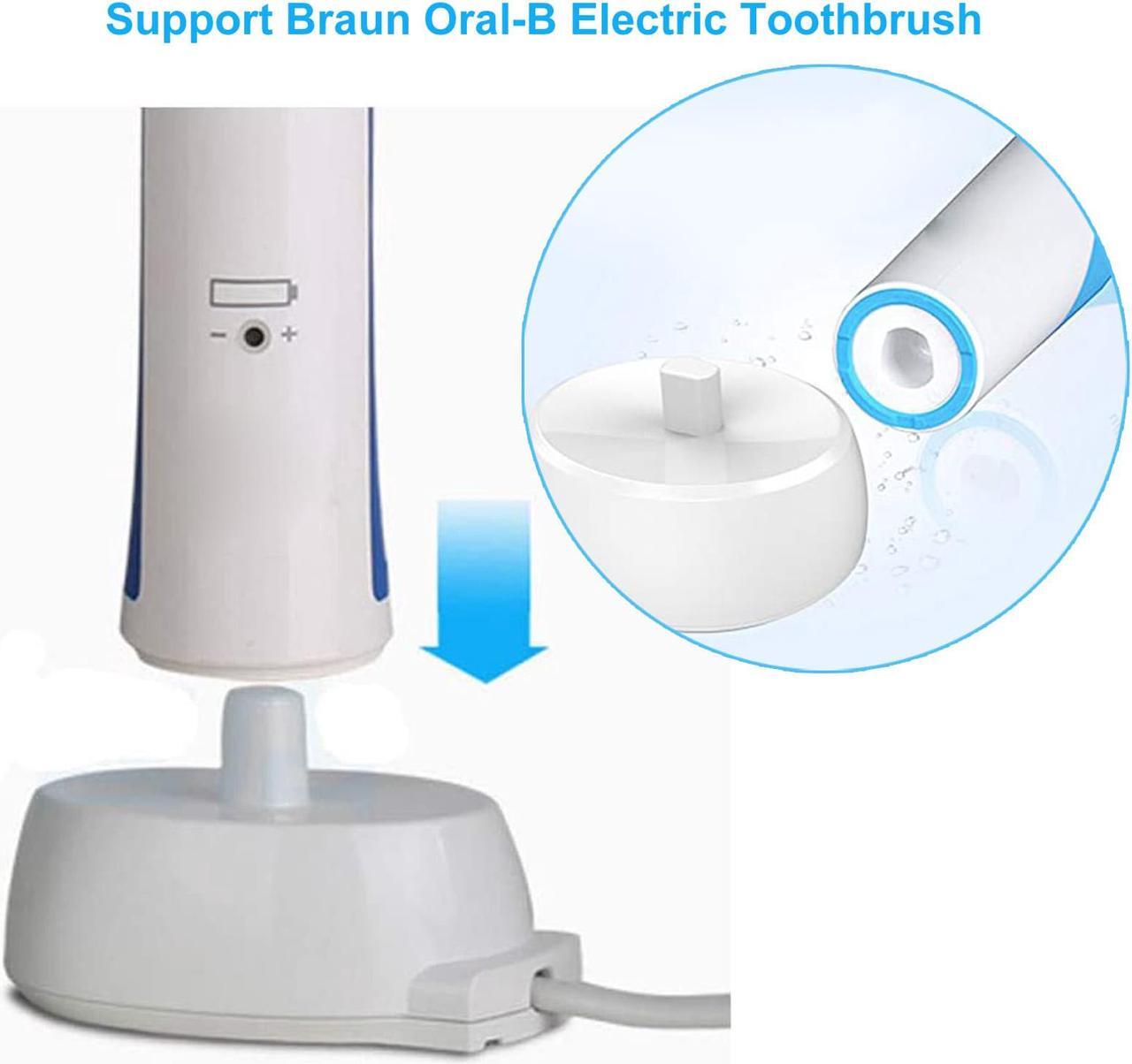 Alt view image 2 of 6 - Electric Toothbrush Charger for Oral B Electric Toothbrush Replacement Charger for Oral-b 3757 Electric Toothbrushes Portable Waterproof Inductive Charger