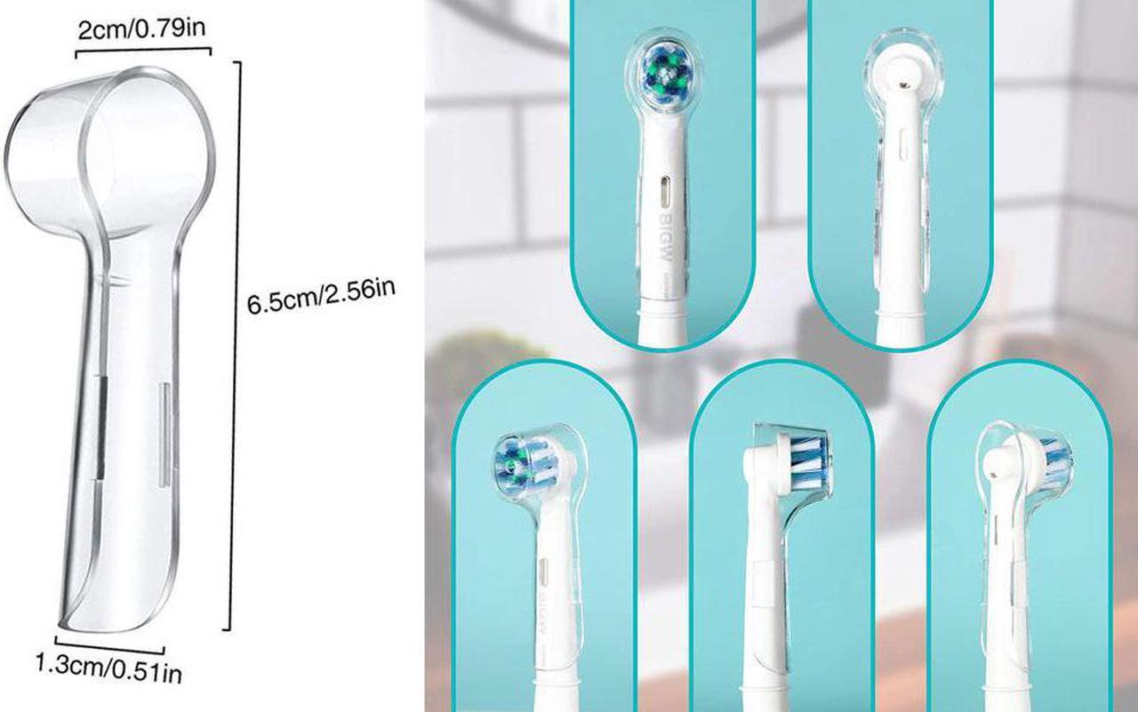 Alt view image 7 of 7 - Electric Toothbrush Charger for Oral B Electric Toothbrush Replacement Charger with Toothbrush Holders Covers Model 3757SJ Portable Environmental ABS for Travel
