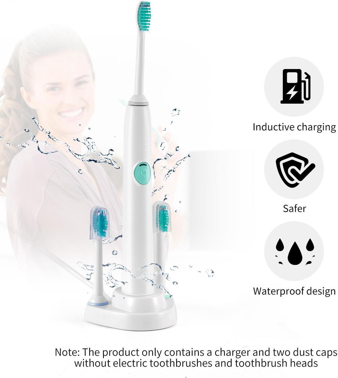 Alt view image 2 of 7 - Electric Toothbrush Charger for Philips Sonicare Replacement Charger with Toothbrush Heads Holder for HX3000 / HX6000 / HX8000 / HX9000 Series Portable IP67 Waterproof Power Cable 3.6FT