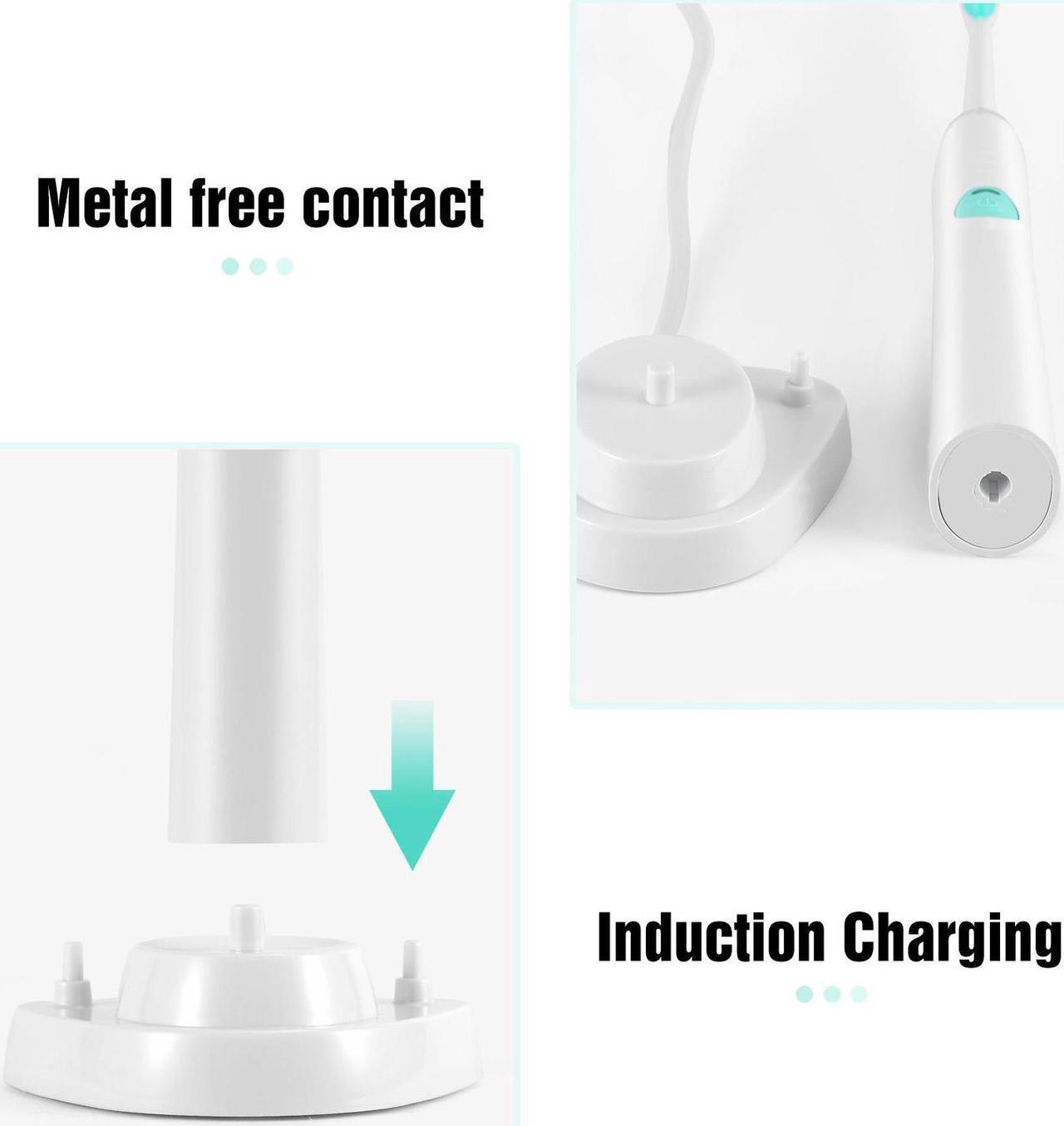 Alt view image 3 of 7 - Electric Toothbrush Charger for Philips Sonicare Replacement Charger with Toothbrush Heads Holder for HX3000 / HX6000 / HX8000 / HX9000 Series Portable IP67 Waterproof Power Cable 3.6FT