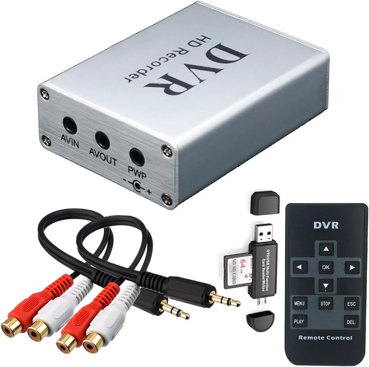 Main image of FPV Mini DVR with SD Card Reader, SD Card Real-time Digital Video Recorder for FPV Camera Hi8 Camcorder DVD TV Box MPEG-4 CH1