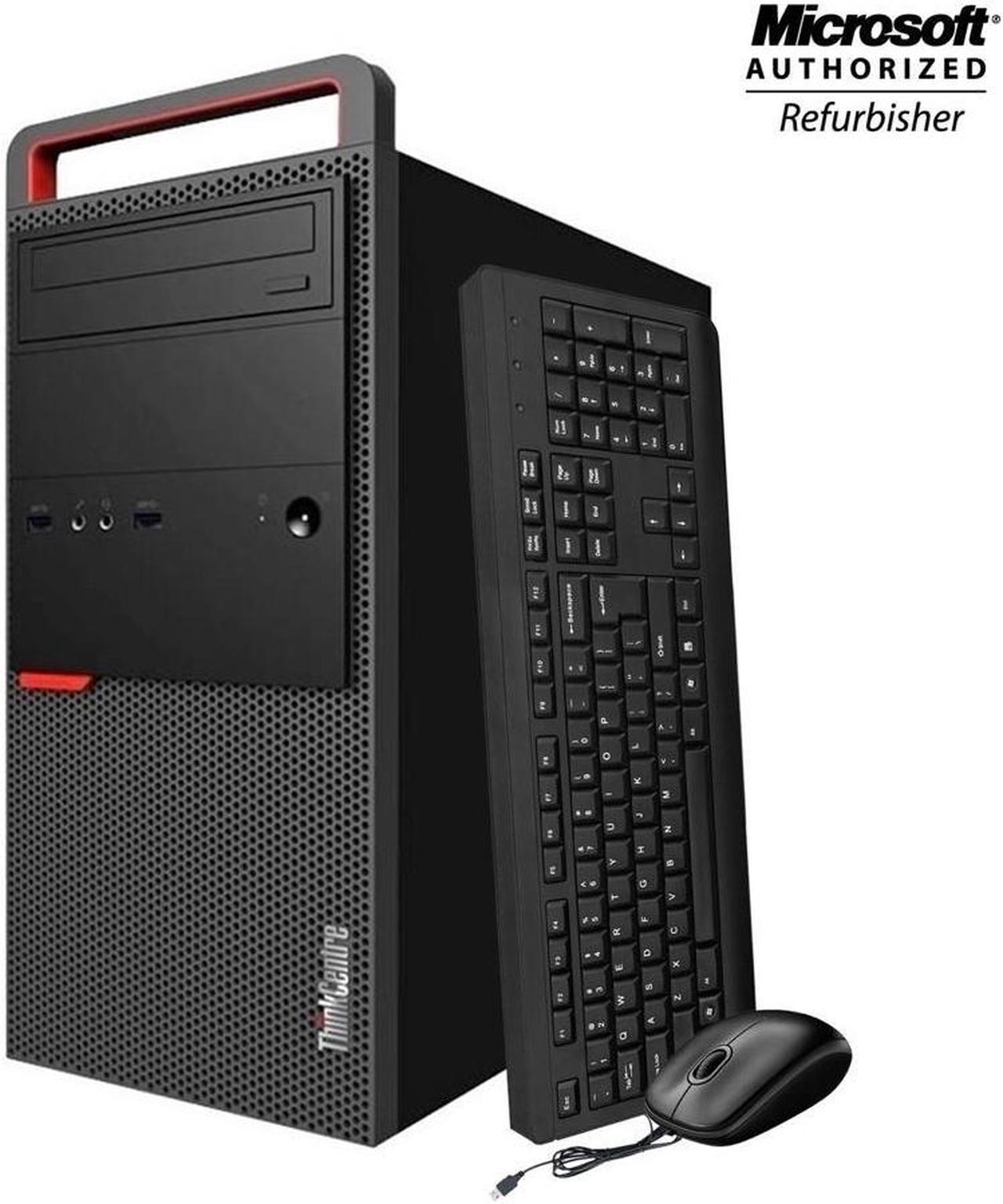 Lenovo Thinkcentre M900 Tower Computer Intel Core i5 6th Gen 6500 8GB NEW 128GB SSD Windows 10 Home New Keyboard, Mouse,Power cord,WiFi Adapter