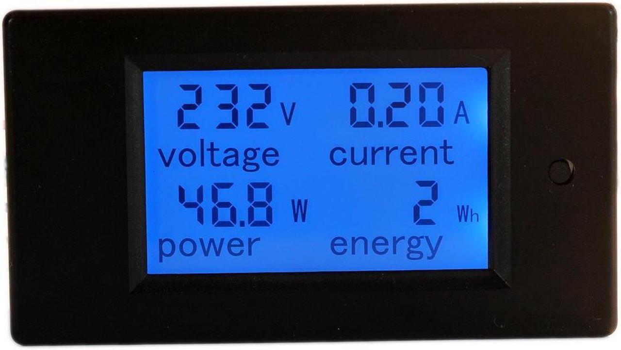 AUTENS AC 80-260V 100A LCD Display Digital Current Voltage Power Energy Multimeter Ammeter Voltmeter with Current Transformer CT