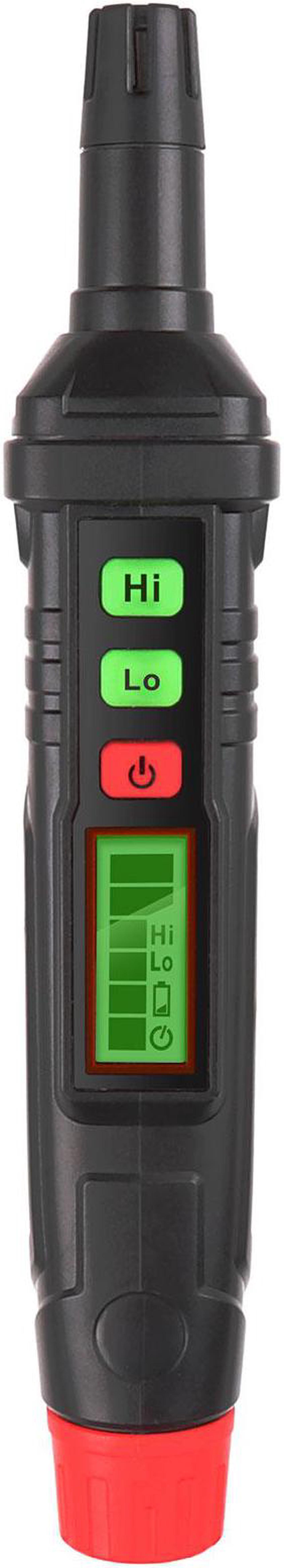 Gas Leak Detector, Portable Handheld Natural Gas Analyzer PPM Meter High Low Sensitivity Adjustable with LCD Display Locates Combustible Gas Like LPG, LNG, Methane & Butane Gases, Carbon Monoxide