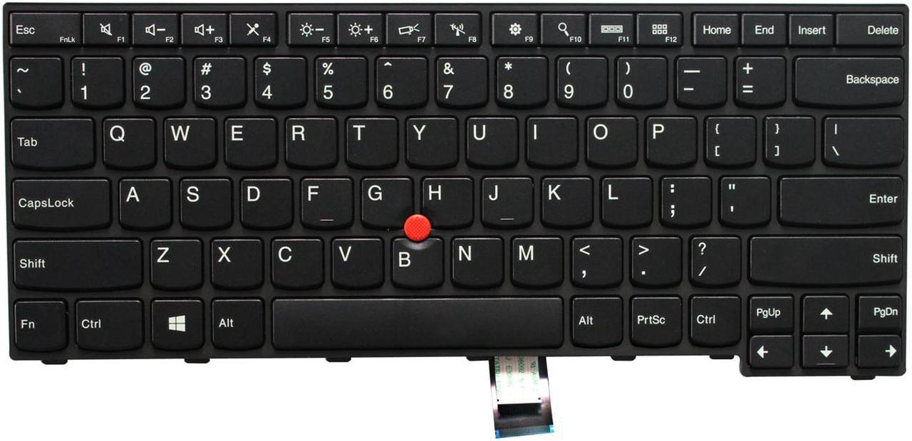 AUTENS Replacement US Layout Keyboard for Lenovo ThinkPad E450 E450c E455 E460 E465 W450 Laptop No Backlight