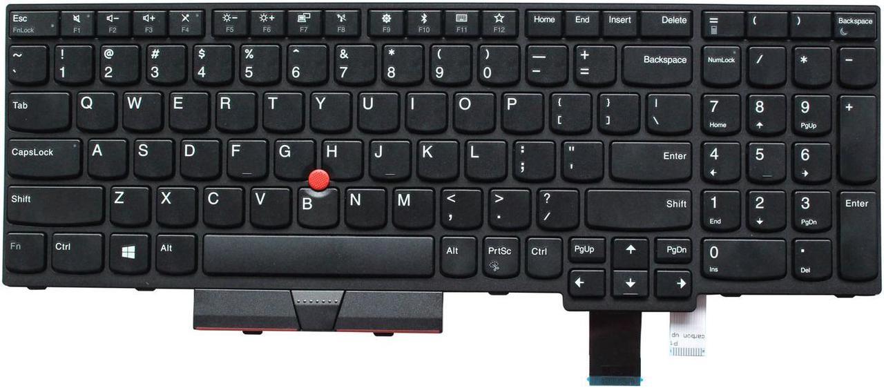 AUTENS Replacement US Layout Keyboard for Lenovo ThinkPad T570 P51s Laptop No Backlight