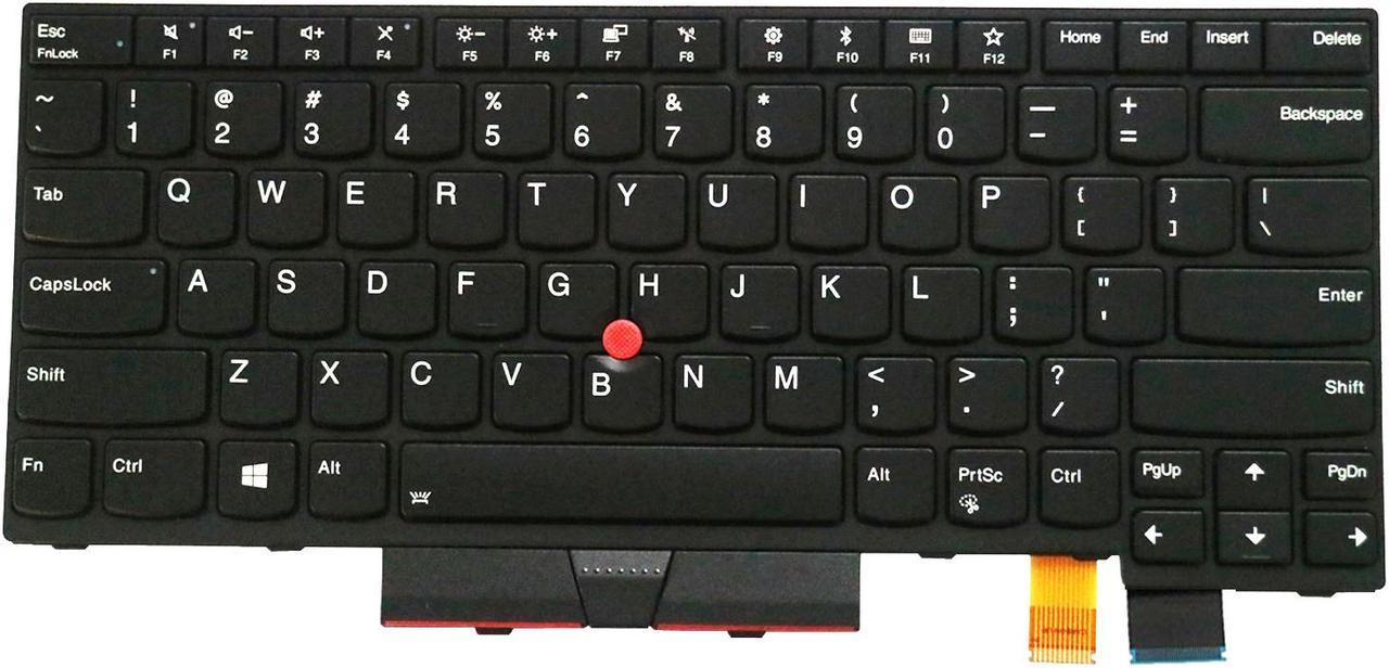 AUTENS Replacement US Layout Keyboard for Lenovo ThinkPad T470 T480 Laptop (Not Fit T470s T470p T480s T480p) (Backlight)