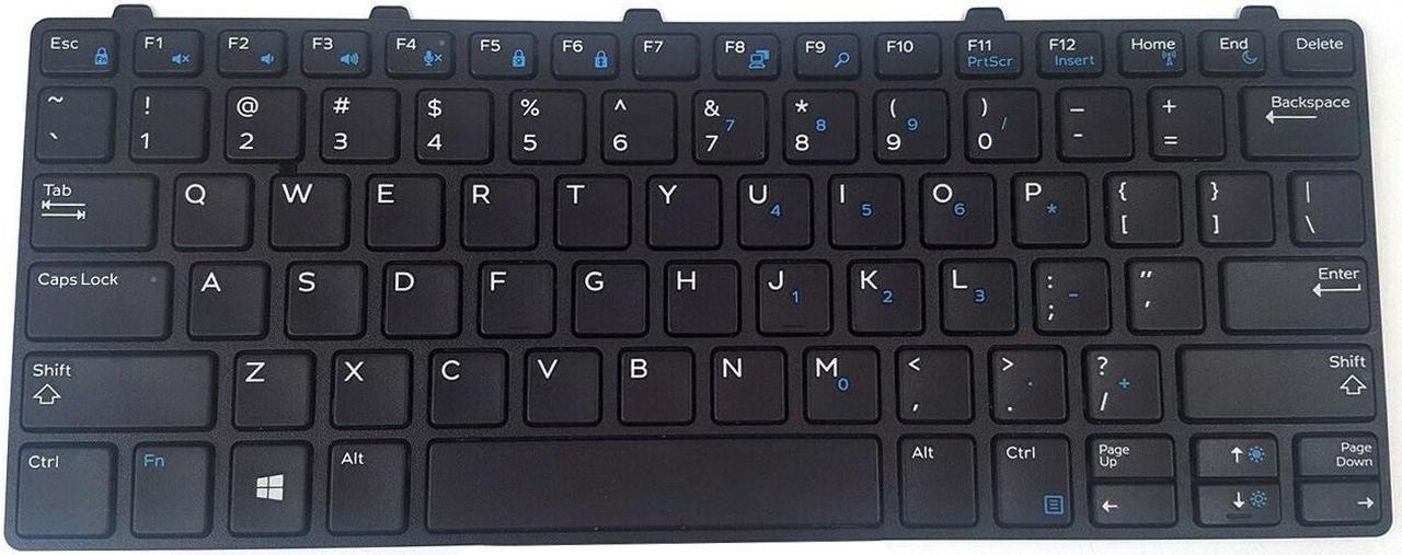 AUTENS Replacement US Keyboard for Dell Latitude 3180 3189 3190 3380 Laptop No Backlight