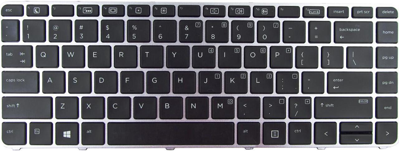 AUTENS Replacement US Backlight Keyboard for HP EliteBook Folio 1040 G3 Laptop