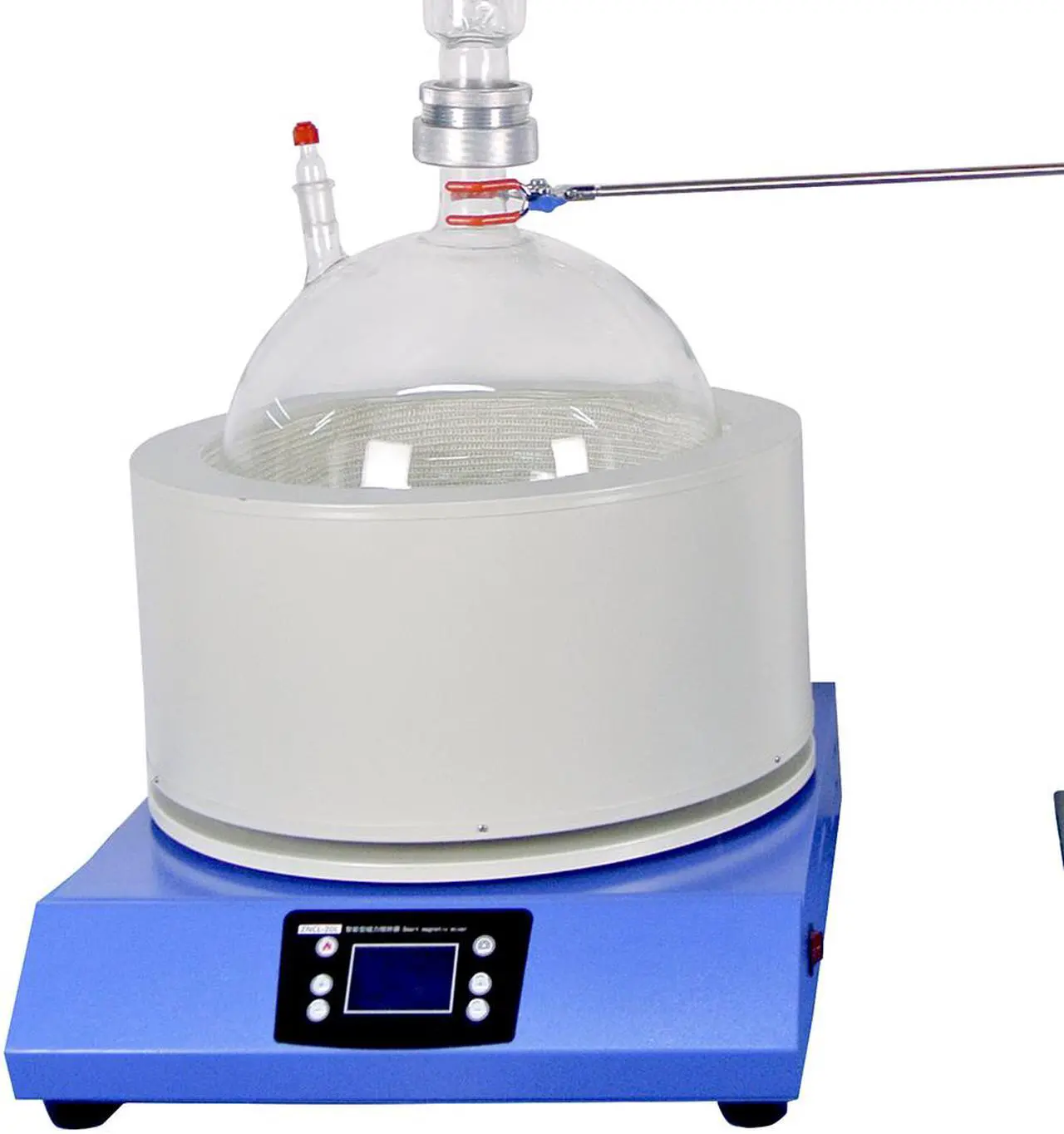 Alt view image 5 of 7 - 10L Short Path Distillation Kit with Cooling Chiller,Vacuum Pump,Cold Trap and Stirring Heating Mantle for Distillation Extraction 110V/60HZ Laboratory Distillation Equipment One-stop buying