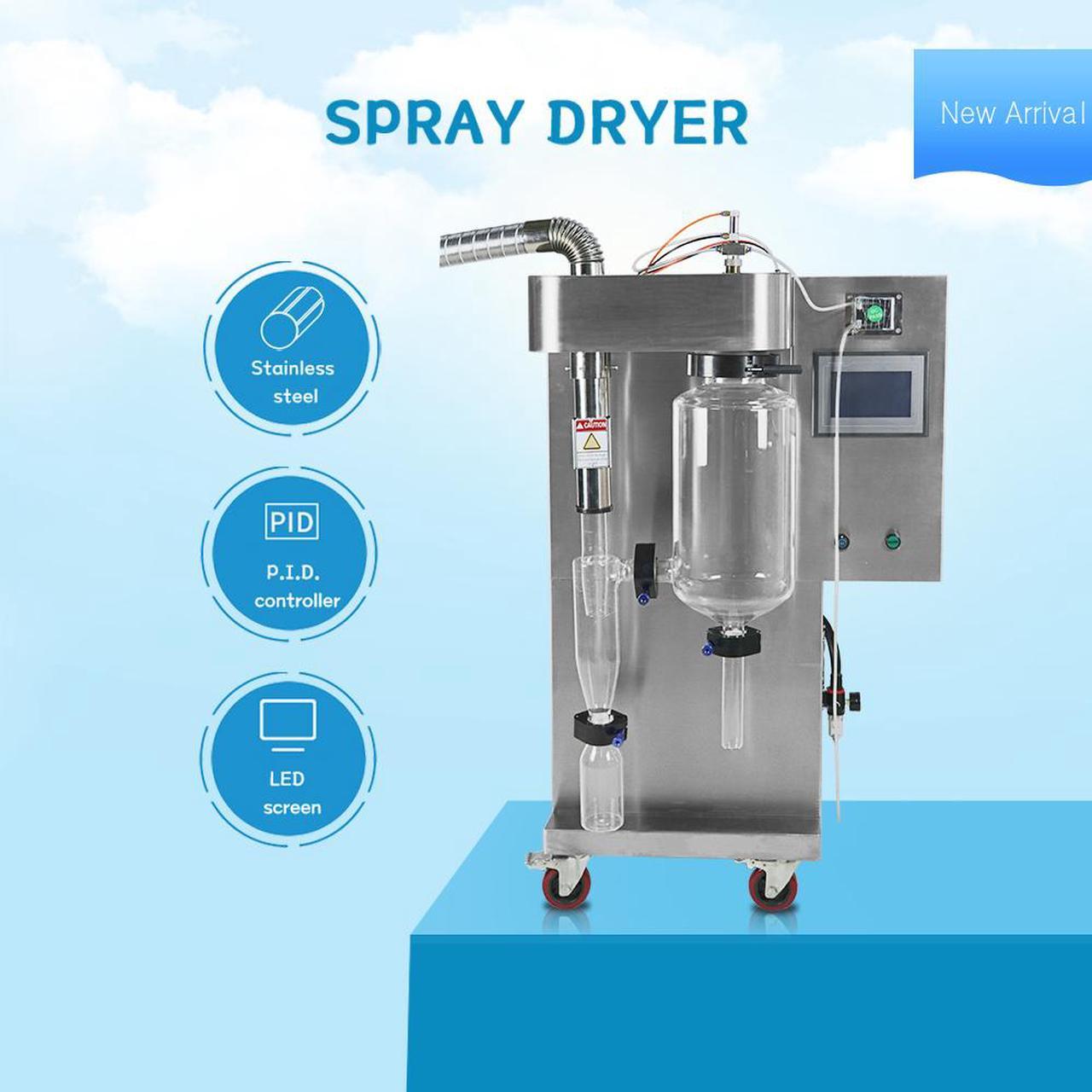 Alt view image 5 of 6 - 2L High Quality Spray Dryer in Both Automatic Control or Manual Control Mode for Laboratory Use High Speed Centrifugal Spray Dryer,220V