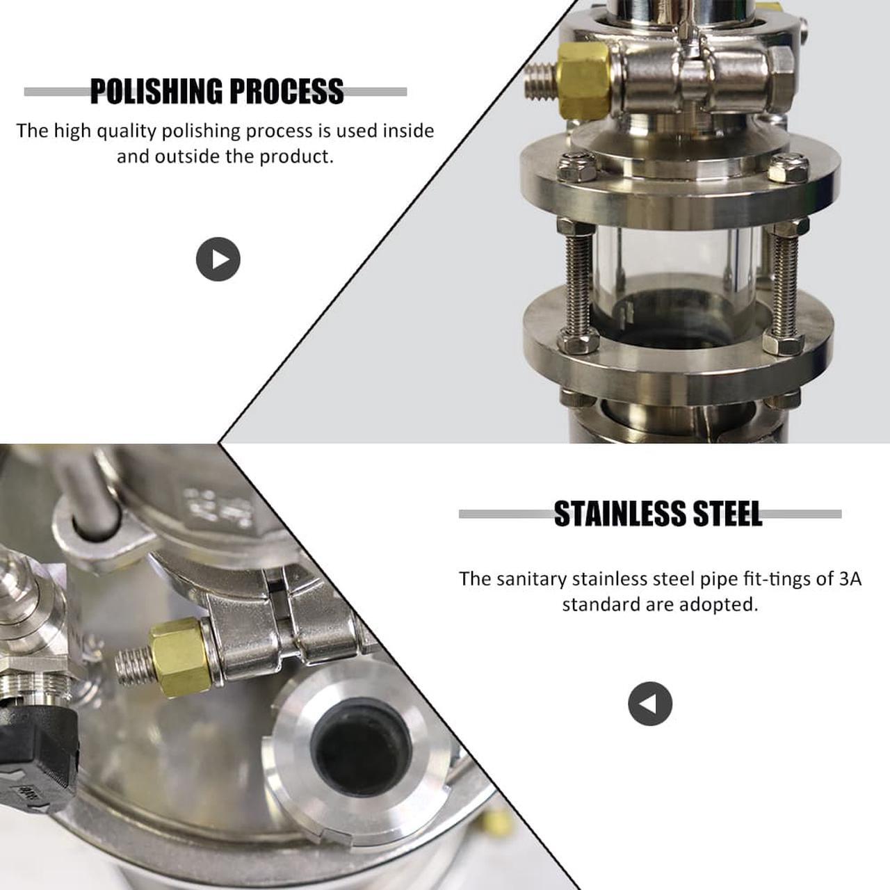 Alt view image 2 of 6 - 1LB BHO Closed Loop Extractor For High Security Industrial Equipment, for Extracting Materials From Plant Leaves