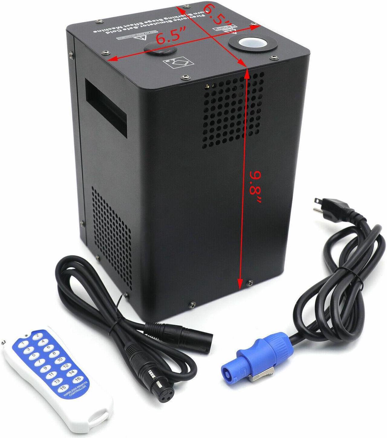 Alt view image 6 of 7 - 4PCS LCD Stage Effects Machine 600W Special Equipment Adjustable Height 3-16.5Ft DMX Stage Firework Machine With Wireless Remote Control For Wedding Musical Show