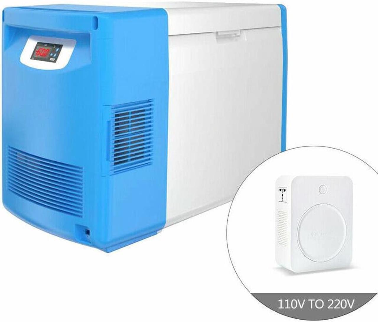 Alt view image 2 of 7 - 20L Chest Freezer Small Deep Freezer Deep Sea Fish Storage Mini Chest Freezers Cooler Ultra Low Temperature Refrigerator Temperature Control Electric Cooler Kitchen