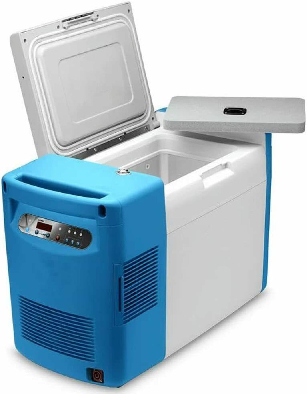 Alt view image 3 of 7 - 20L Chest Freezer Small Deep Freezer Deep Sea Fish Storage Mini Chest Freezers Cooler Ultra Low Temperature Refrigerator Temperature Control Electric Cooler Kitchen