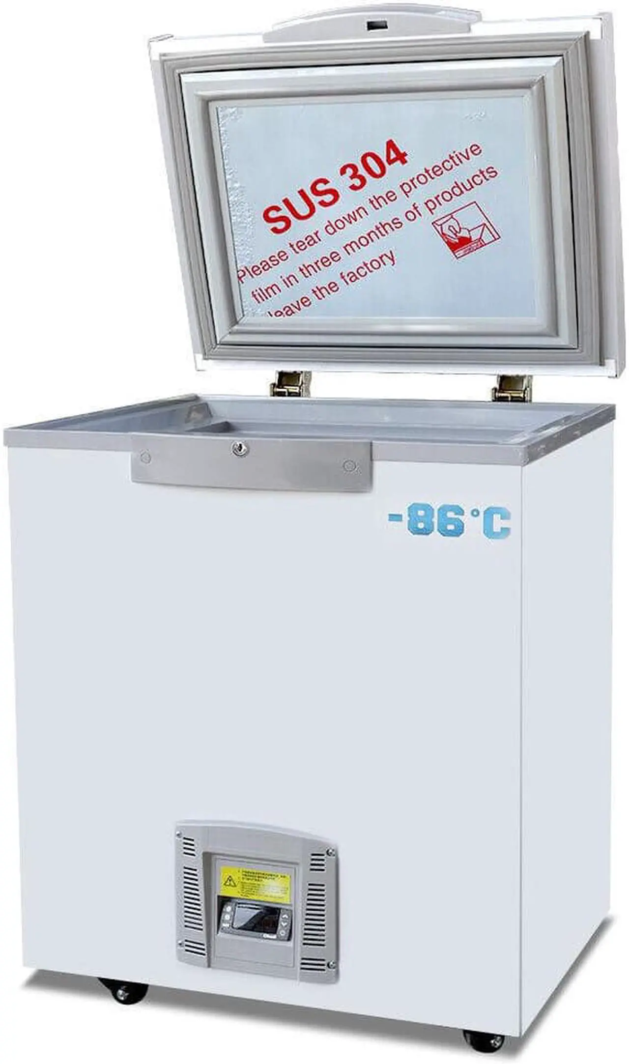 Alt view image 6 of 7 - 28L 1 cu ft Adjustable Portable Deep Freezer Mini Refrigerator Fridge Ultra Low Temperature Cooler Congelador Food And Meat Storage Box -40°C To -86°C Laboratory