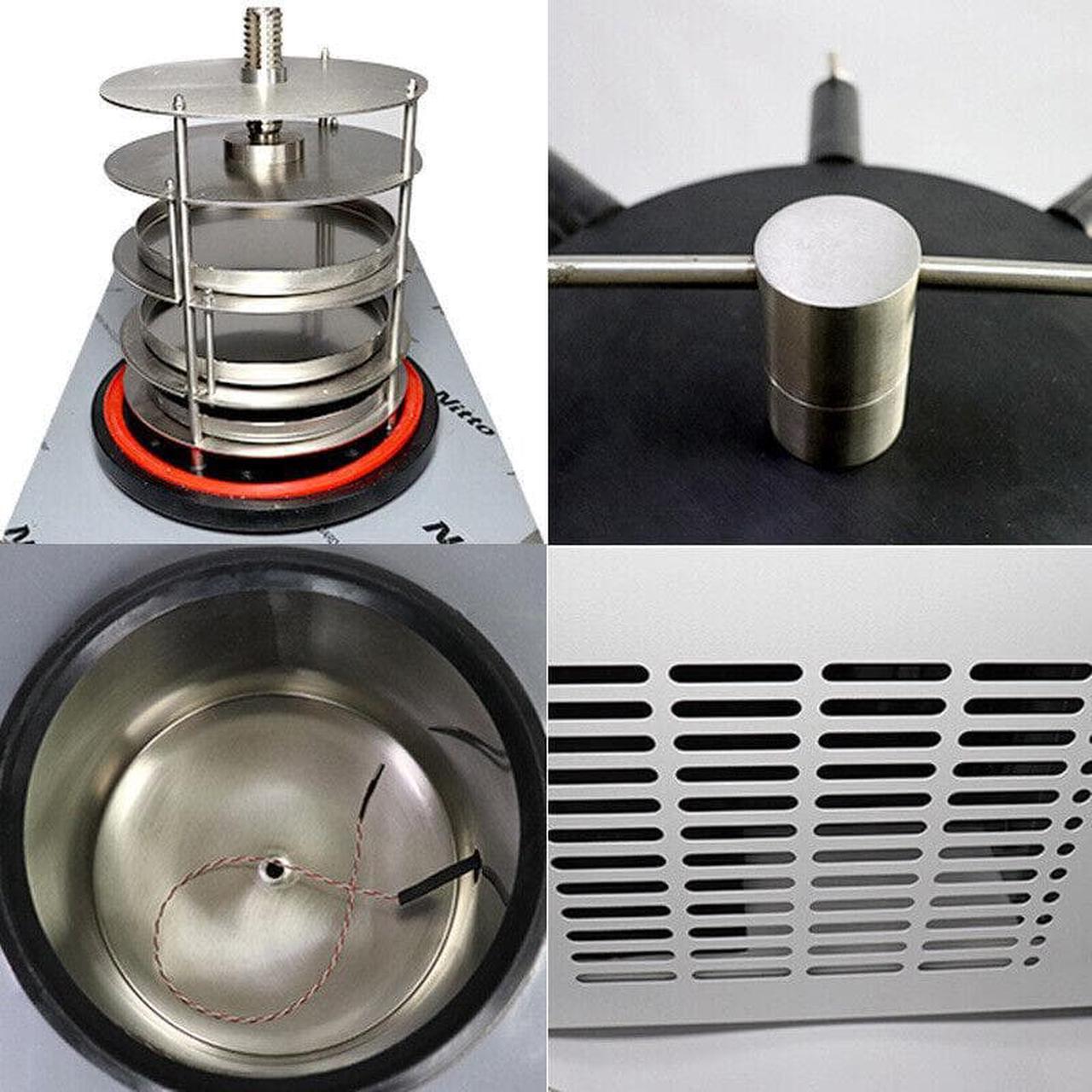 Alt view image 4 of 7 - Top Stopper Type Seafood Collagen Vacuum Freeze Dryer Machine Antibiotics Lyophilizer Bacterial Drying Machine Multifunctional Laboratory 110V/60Hz