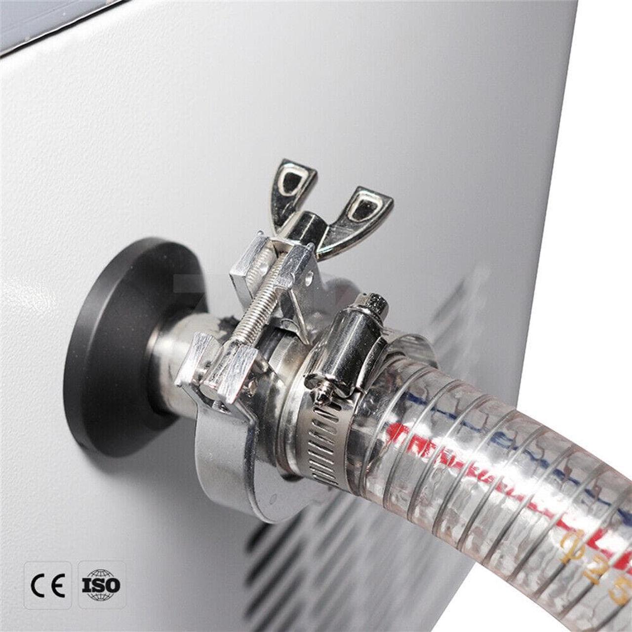 Alt view image 6 of 7 - Top Stopper Type Seafood Collagen Vacuum Freeze Dryer Machine Antibiotics Lyophilizer Bacterial Drying Machine Multifunctional Laboratory 110V/60Hz