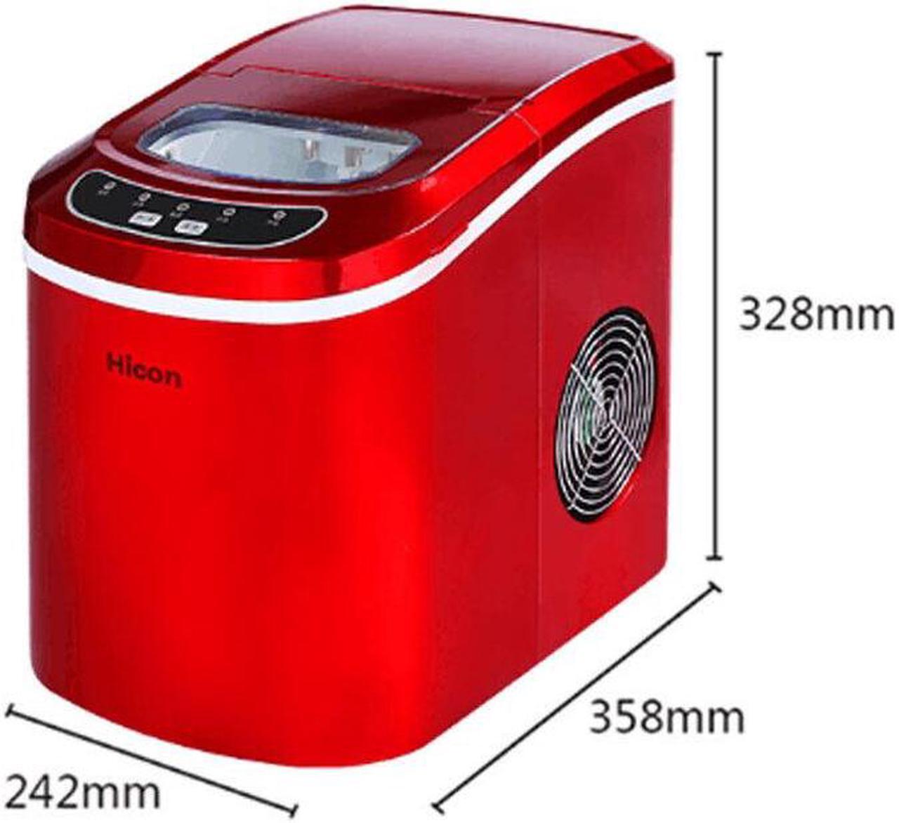 Alt view image 3 of 7 - Electric Portable Compact Countertop Automatic Ice Cube Maker Machine with Visible Window 30lbs/24H Self-Cleaning Kitchen