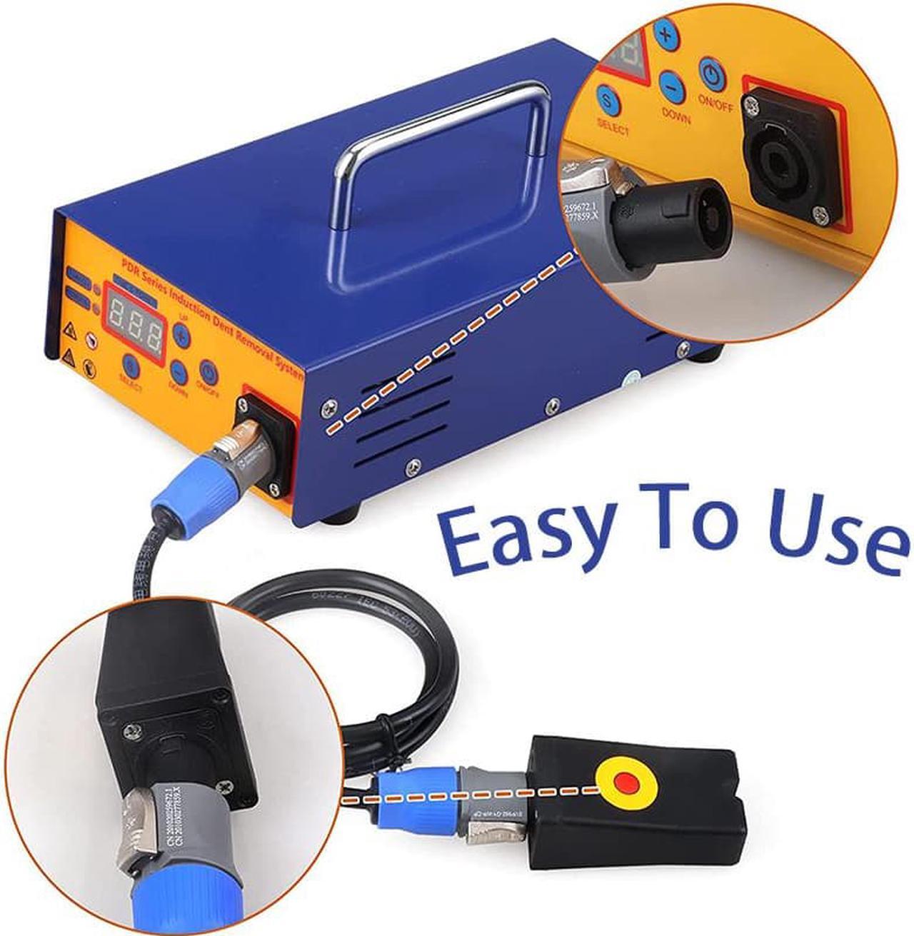 Alt view image 4 of 6 - Car Dent Repairing Machine Induction Heater Dent Removal Induction Heating Equipment Automobile Body Paintless Dent Repair Tools 110V/60Hz
