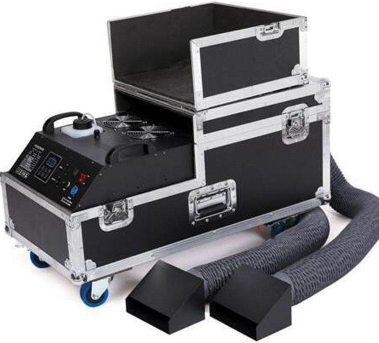 Alt view image 3 of 6 - Fog Machine 3000W Water Base Smoke Machine Dry Ice Effect Haze Machine DJ Water Fog Haze 2 Big Water Tanks with Outlet