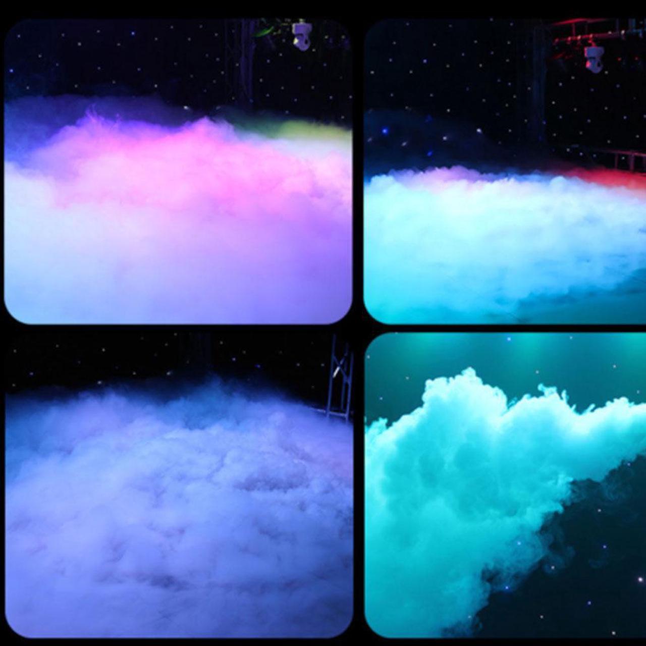 Alt view image 6 of 6 - Fog Machine 3000W Water Base Smoke Machine Dry Ice Effect Haze Machine DJ Water Fog Haze 2 Big Water Tanks with Outlet