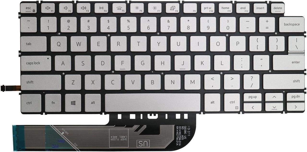 AUTENS Keyboard for Dell Inspiron 5300 5301 5390 5391 5400 5401 5402 5405 5406 5408 5409 5490 5493 5494 5498 7300 7306 7390 7391 7400 7405 7490 7491 Laptop No Frame Backlit, US Keyboard Replacement