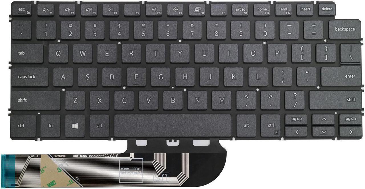 AUTENS Keyboard for Dell Inspiron 5300 5301 5390 5391 5400 5401 5402 5405 5406 5408 5409 5490 5493 5494 5498 7300 7306 7390 7391 7400 7405 7490 7491 Laptop No Frame No Backlit, US Keyboard Replacement