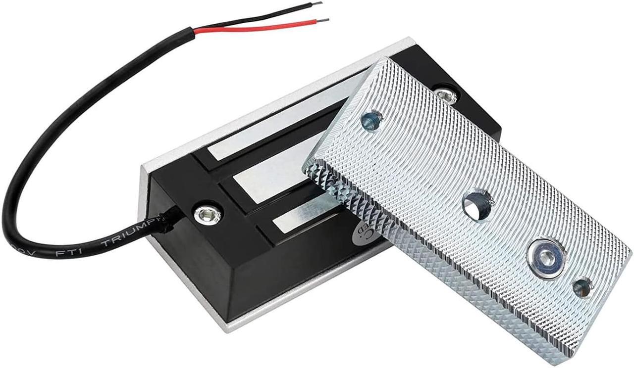 Alt view image 2 of 7 - AUTENS Electric Magnetic Door Lock 12V 60kg 130lbs Mini DC EM Locks Holding Force Electromagnetic for Door Entry Access Control