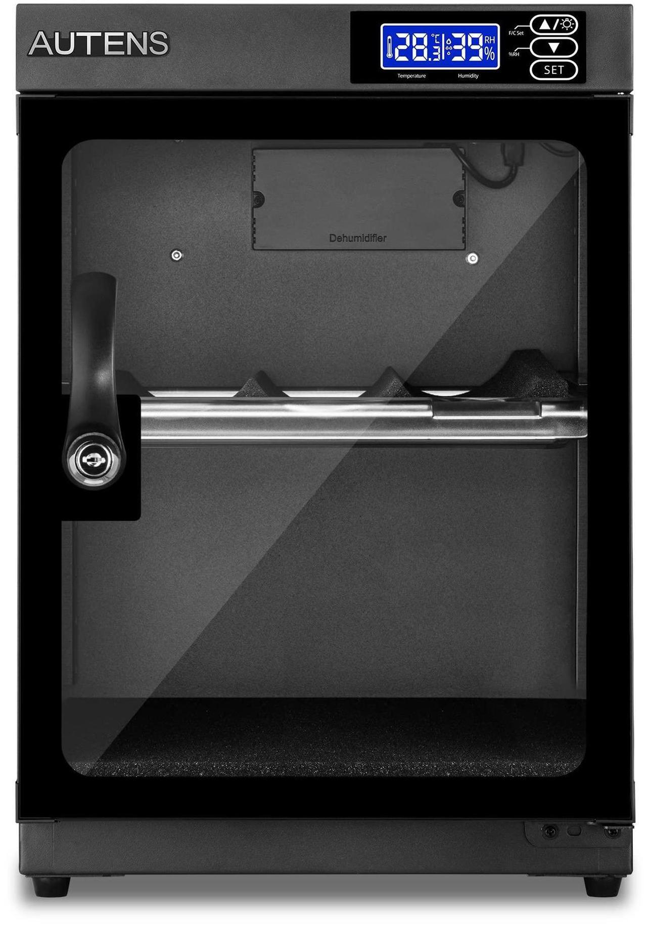Alt view image 6 of 7 - AUTENS 30L Dehumidifying Dry Cabinet Box, Digital Control Noiseless and Energy Saving, 2 Layers for DSLR SLR Camera Lens