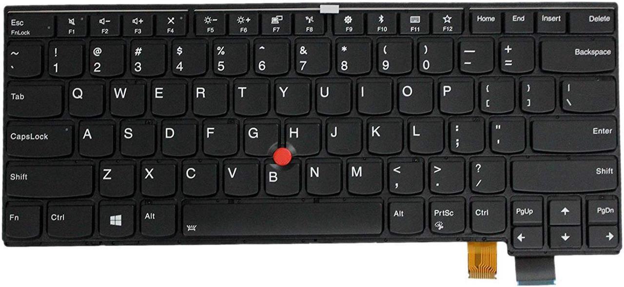 AUTENS Replacement US Backlight Keyboard for Lenovo ThinkPad T460s T470s (Not Fit T460 T460p T470 T470p) (6 Fixing Screws)