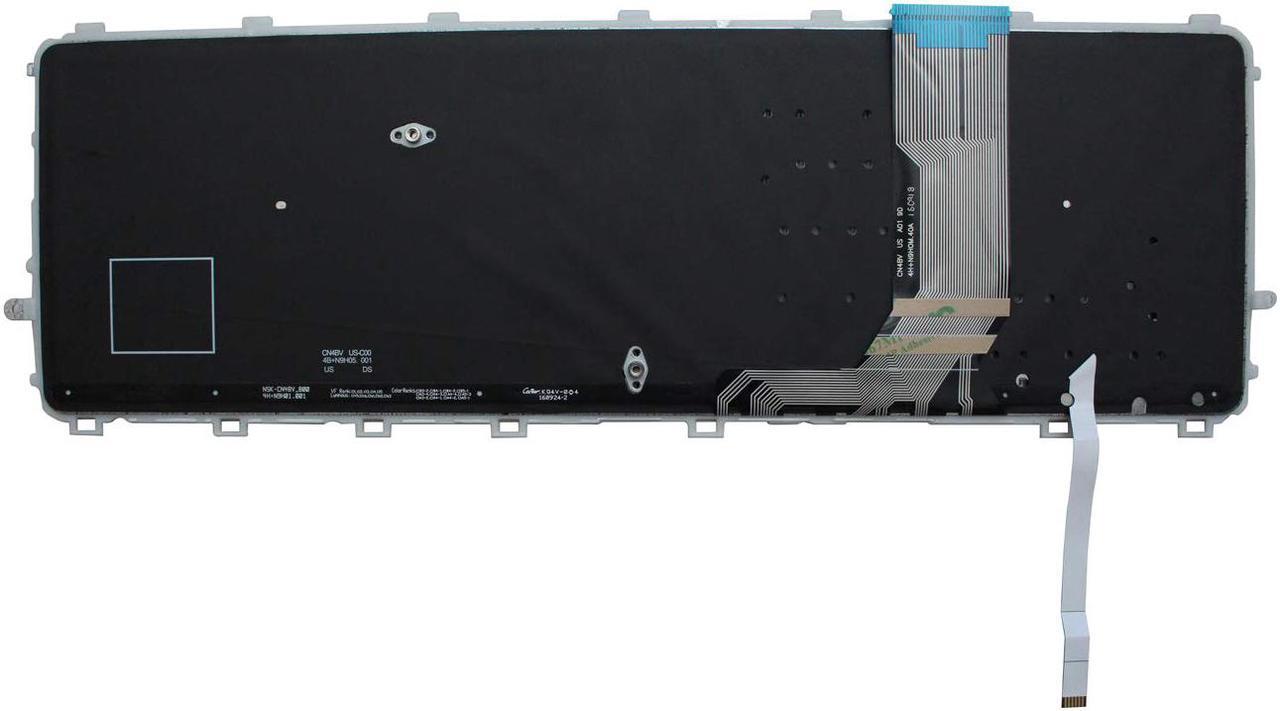 Alt view image 2 of 2 - AUTENS Keyboard for HP Envy (TouchSmart) 15-j000 15t-j000 CTO 15z-j000 CTO 15-j100 15t-j100 CTO 15z-j100 CTO Series Laptop Silver Frame Backlight, US Laptop Keyboard Replacement