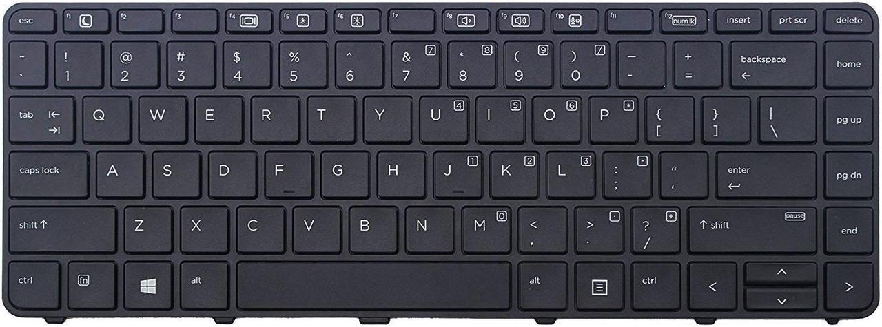 AUTENS Keyboard for HP Probook 430 G3, 430 G4, 440 G3, 440 G4, 445 G3, 640 G2, 645 G2 Laptop (No Backlight), US Laptop Keyboard Replacement