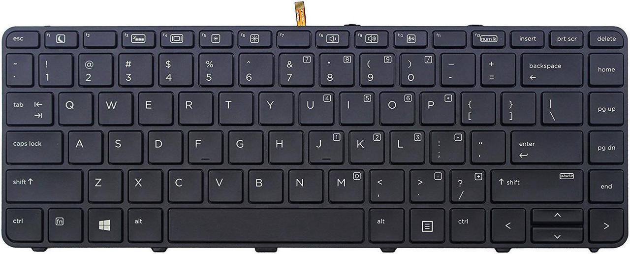 AUTENS Keyboard for HP Probook 430 G3, 430 G4, 440 G3, 440 G4, 445 G3, 640 G2, 645 G2 Laptop (Backlight), US Laptop Keyboard Replacement