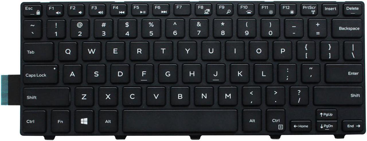 AUTENS Keyboard for Dell Inspiron or Vostro 3441 3442 3443 3445 3446 3449 3451 3452 3458 3459 3462 3465 3467 3468 3473 3476 3478 Laptop (Backlit), US Laptop Keyboard Replacement