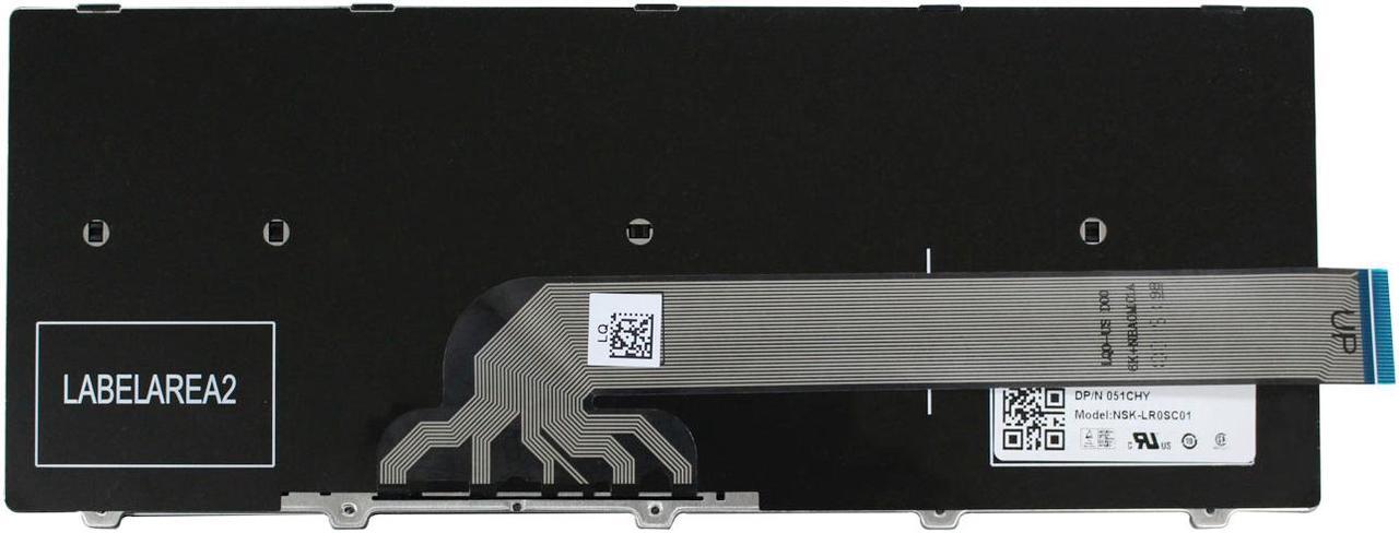 Alt view image 2 of 2 - AUTENS Keyboard for Dell Inspiron or Vostro 5442 5443 5445 5446 5447 5448 5451 5452 5455 5457 5458 5459 7447, Latitude 3450 3460 3470 3480 3488 Laptop (No Backlit), US Laptop Keyboard Replacement