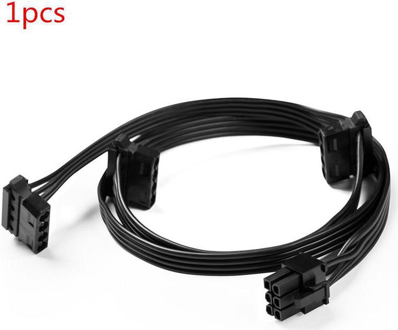 PCIe 6Pin 1 to 3 IDE Power supply Cable for CORSAIR RM850 CX850M CX750M CX600M CX500M CX430M