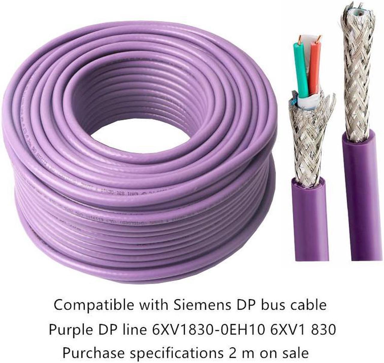 Compatible with Siemens DP bus cable 6XV1830-0EH10 6XV1 830 Profibus DP purple line 2M