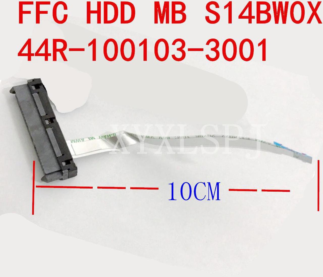 laptop SATA Hard Drive HDD Connector Flex Cable FFC HDD MB S14BW0X 44R-100103-3001 Cable length: 10cm